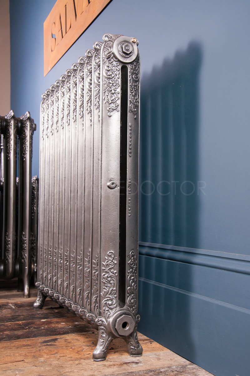 Single Column Beeston Decorated Cast Iron Radiator 925mm High