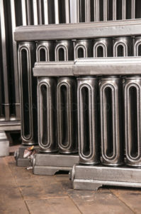 Church Style Cast Iron Radiator 400mm High, 100mm Deep & 1600mm long in Polish
