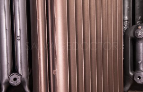 National Radiator Company (NRC) Double Column Princess cast iron radiator 190mm deep & 810mm high in Bronze