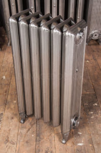 The Italian Flue Cast Iron Radiator 850mm High & 215mm Deep in Polish