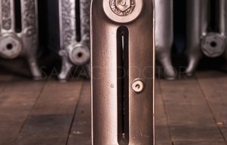 Beeston Single Column Duchess Cast Iron Radiator 450mm High in Bronze