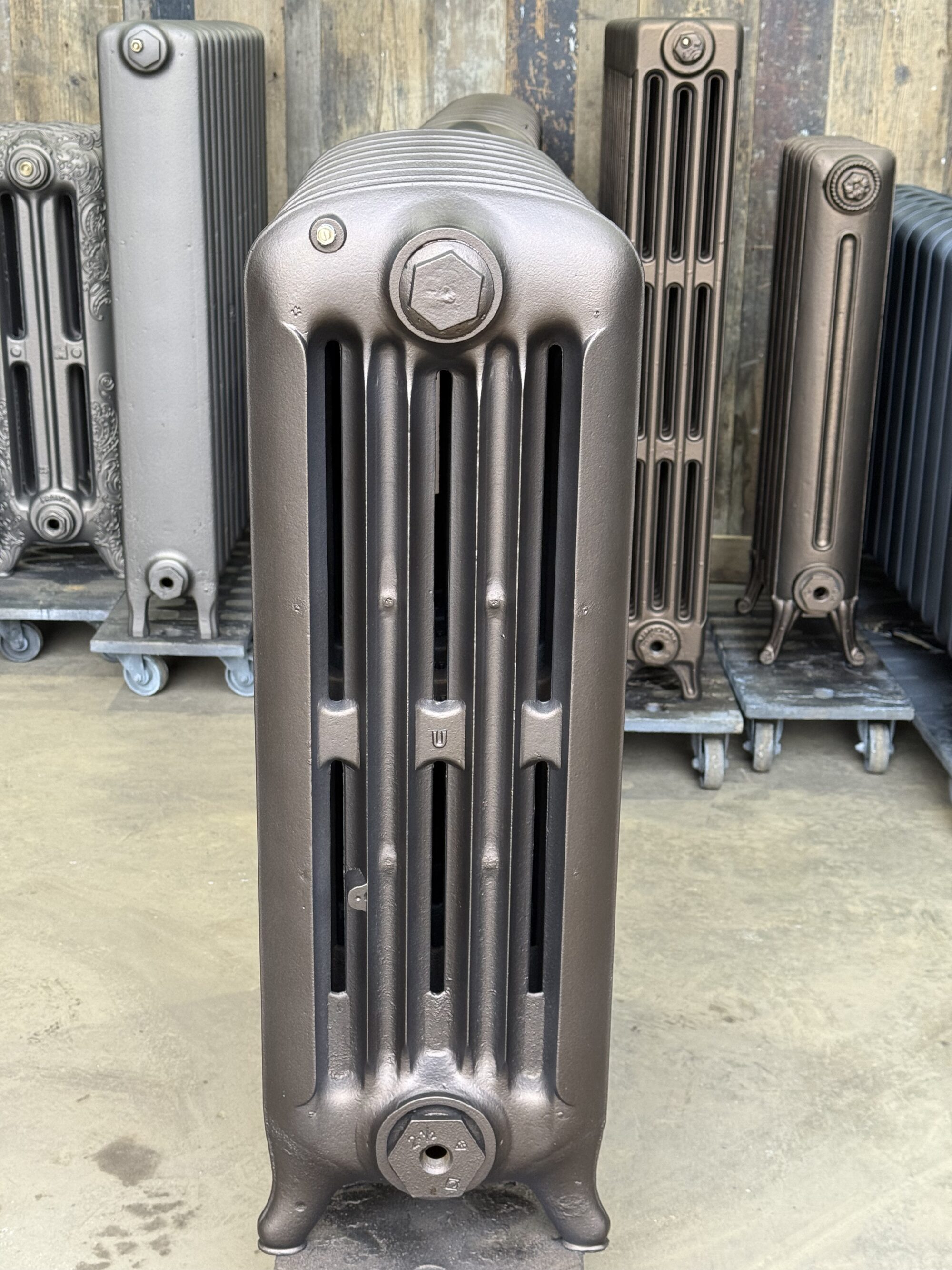 810mm High x 684mm Long NRC Warehouse Cast Iron Radiator in Penny ...